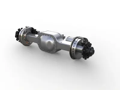 rear axle for scania truck 3D print model