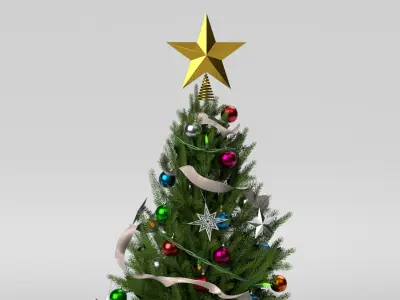 Christmas Tree 4 3D model purchase