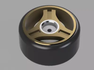 ADVAN JDM wheel in Hot Wheels scale Free 3D print model