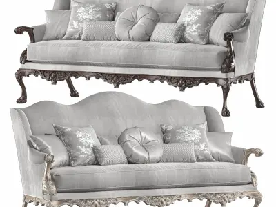 benjamin randolph french sofa art 732 3D model