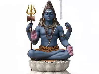 Shiva 3d model Ai 3D model