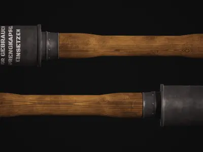 M24 Grenade Bag 3D Model 3D model