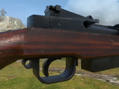 Type 5 rifle 3D model