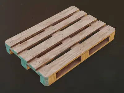 Pallet Free low-poly 3D model