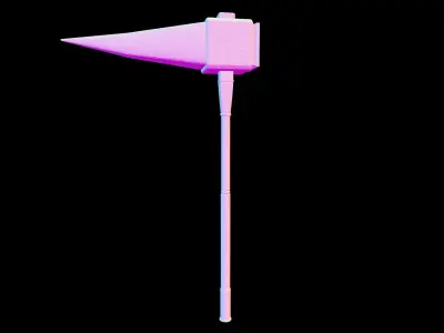 Fantasy Old Hammer Low-poly 3D model