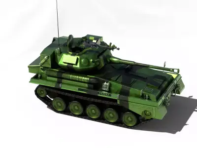 Armored Vehicle Low-poly 3D model purchase