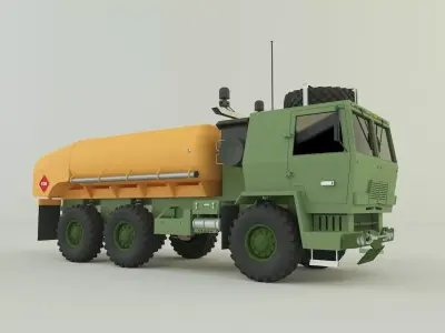 Medium Tactical Vehicle tanker 3D model