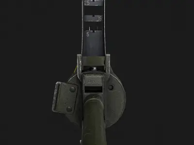 RPG-76 Komar Low-poly 3D model by cgtdg