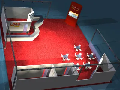 Fair stand 3D model purchase