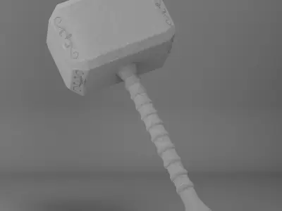 Hammer - 4k PBR thor thor 3D model