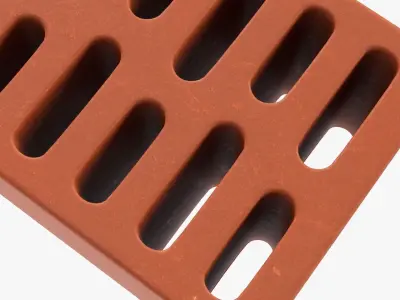 Clay brick type 03 3D model