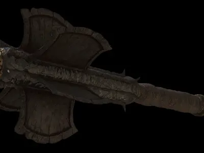 Wand old weapon 3D model