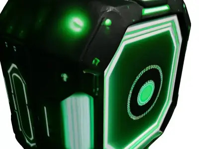 Futuristic Motion Tracker 3D Model 3D model