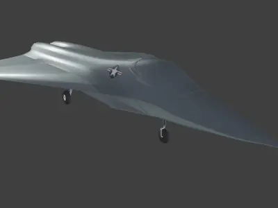 Jet Plane Model 3D model
