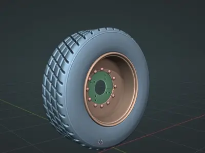 Tire HQ 3D model