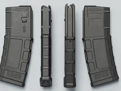 PMAG AR 300 B GEN M3 - Replica Low-poly 3D model