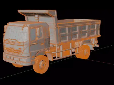 Hino 500 2626 Dump Truck 2016 3D model