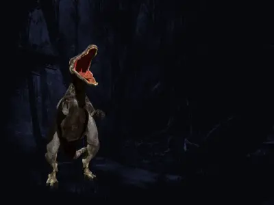 Velociraptor HP and LP 3D model