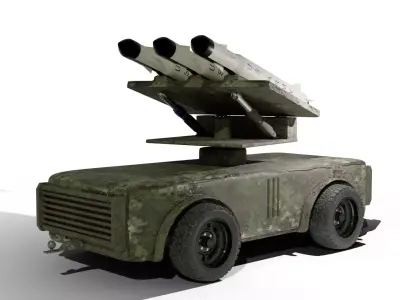 ROCKET LAUNCHER 3D model by Luigi21hh
