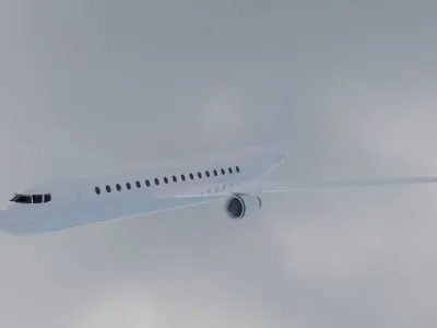 Airplane  Free 3D model Low-poly 3D model