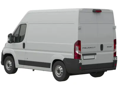 2024 Peugeot BOXER  L1H2 Detailed interior 3D model