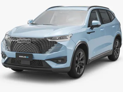 2024 GWM Haval H6 HEV with Interior 3D model purchase
