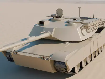M1 Abrams  3D model