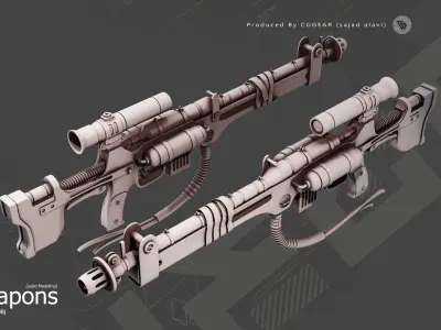 Weapons  3D model