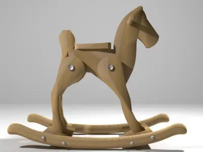 Rocking Horse - Type 2 3D model