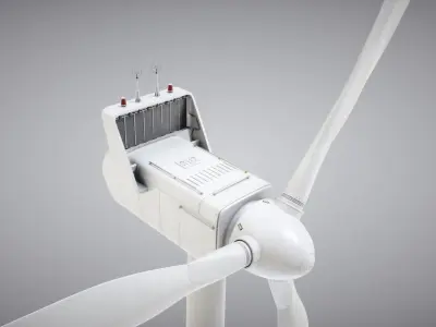 Wind Turbine 3D model 9