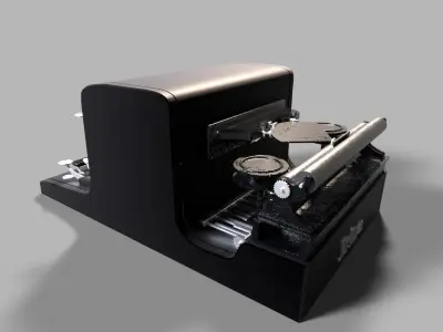 typewriter machine 3D model