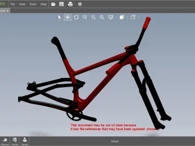 Bicycle - mountain-bike 3D model