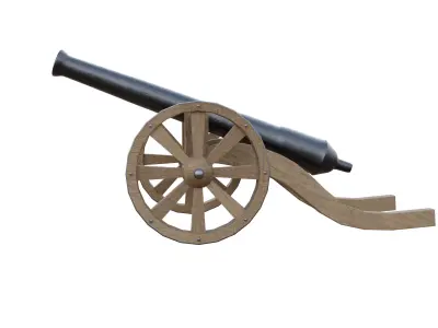 Small Cannon 3D model
