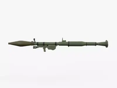 Rocket launcher 3D model 6