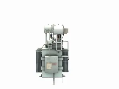 Power Transformer For Distribution Station 1 3D model