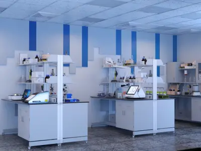 Laboratory Small 3D model