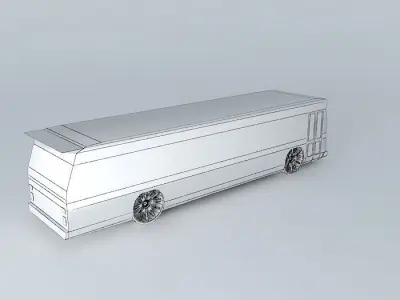Party Bus Free 3D model