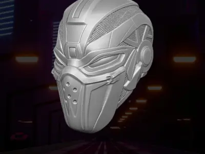 Cyber head 3D printable File For Action Figures 3D print model purchase