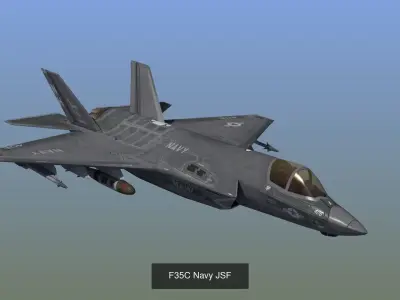 Military Aircraft Set 01 3D Model Collection