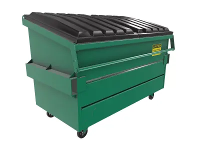 Recycling Dumpster Low-poly 3D model purchase