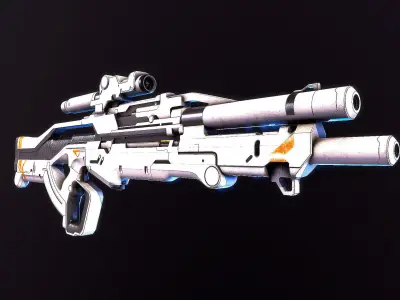 Cerberus M13 Raptor Sniper MASS EFFECT 3D model