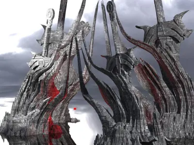 Colossal Titan Entranceway 5 3D model
