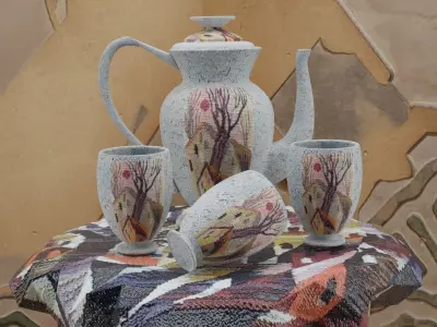 Tea Ceremony in the Old Sity 3D model
