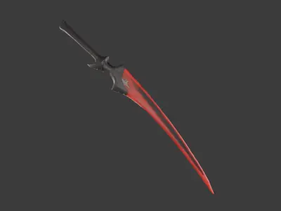 Crimson Blade 3D model