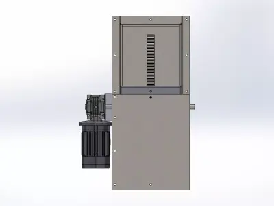 Motorized Slide gate 3D model