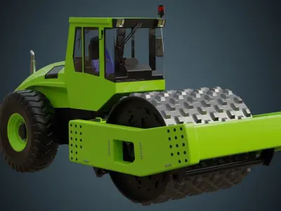 Compactor 2 Untextured 3D model
