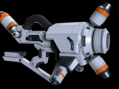 District 9 Sonic Blaster 3D model