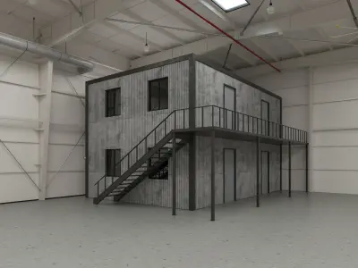 Hangar 2 3D model by DD-Creative