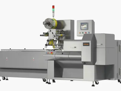 Bakery Foods Packaging Machine 3D model