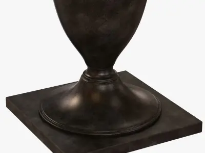 Restoration Hardware KLISMOS ROUND SIDE TABLE 3D model